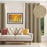 Shay Curtain - Brown & Orange Accents - Farmhouse Decor Recipe: Textured Drapes With 4 Pillows, Art & Sofa Options - Ringtop