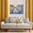 Shay Curtain - Grey Multi Color Accents - Gold Decor Recipe: Textured Drapes With 4 Pillows, Art & Sofa Options - Ringtop