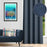 Shay Curtain - Blue Decor Recipe #2 With 2 Pillows, Textured Drapes, Art & Sofa Options - Ringtop