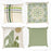 Shay Curtain - Green Accents - Bohemian Decor Recipe: Textured Drapes With 4 Pillows, Art & Sofa Options