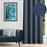 Shay Curtain - Blue Decor Recipe #2 With 2 Pillows, Textured Drapes, Art & Sofa Options - Ringtop