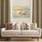 Shay - Traditional Landscape Decor Recipe: Textured Drapes With 4 Pillows, Art & Sofa Options - Ringtop