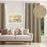 Shay - Traditional Landscape Decor Recipe: Textured Drapes With 4 Pillows, Art & Sofa Options - Ringtop