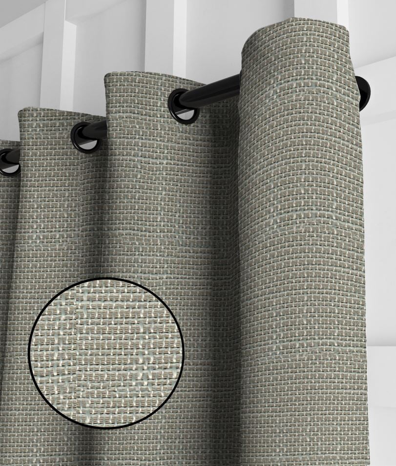 Pair of Laurel Blackout Drapery Panels and Free Wrap Rod