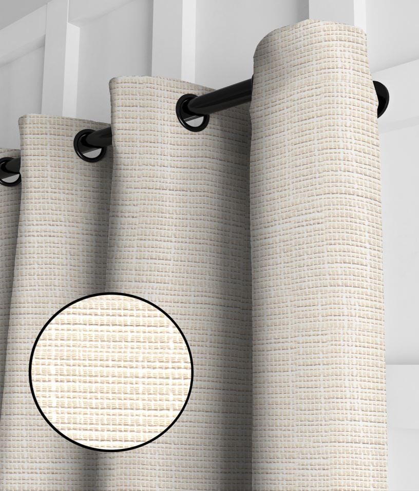 Pair of Laurel Blackout Drapery Panels and Free Wrap Rod