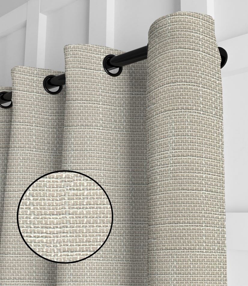 Pair of Laurel Blackout Drapery Panels and Free Wrap Rod