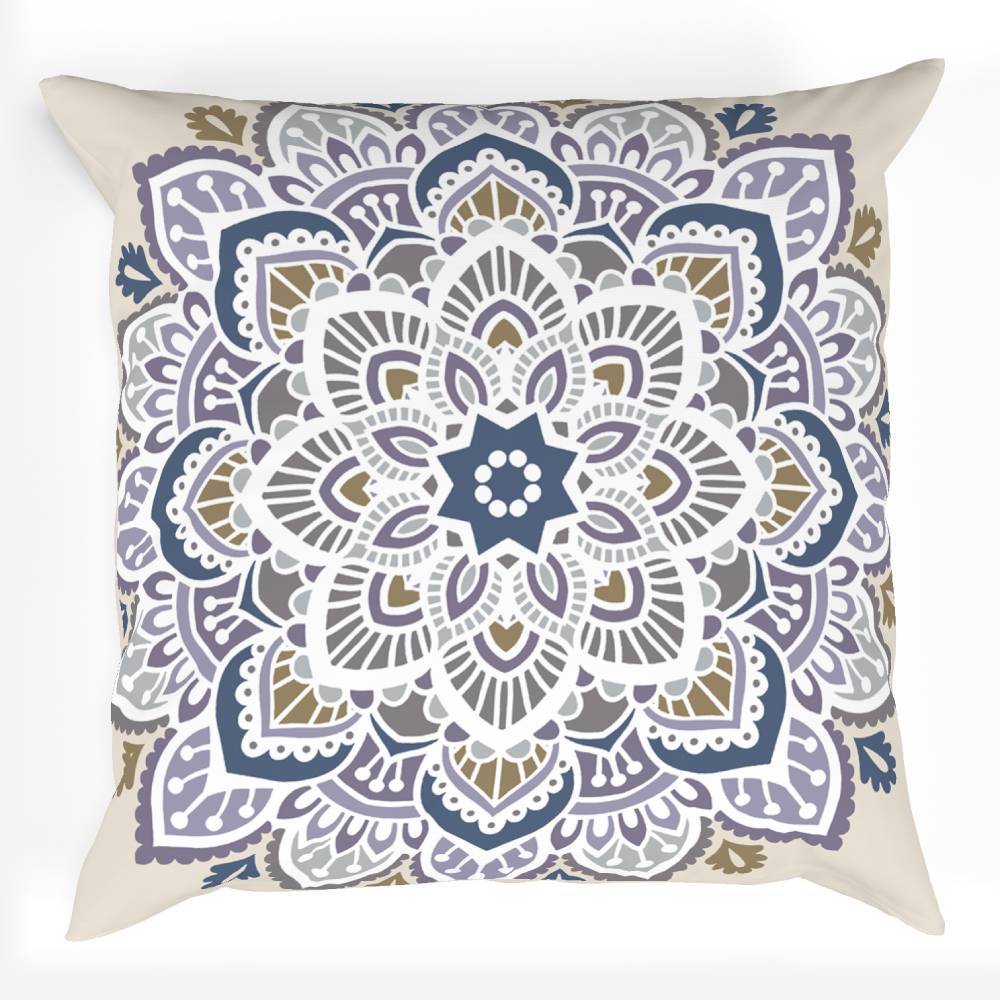 Charcoal Decor Recipe #2 With 2 Pillows, Textured Drapes, Art & Sofa Options - Ringtop