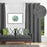 Shay - Charcoal Decor Recipe: Textured Drapes With 4 Pillows, Art & Sofa Options