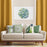 Shay Curtain - Green Accents - Gold Decor Recipe: Textured Drapes With 4 Pillows, Art & Sofa Options - Ringtop