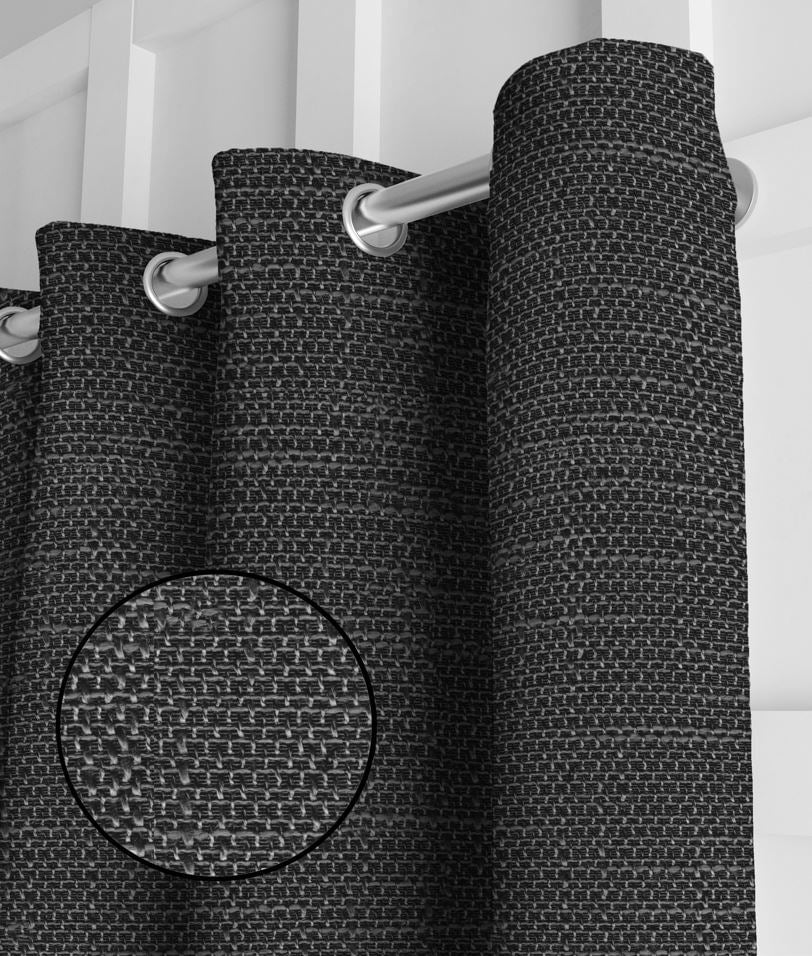 Pair of Laurel Blackout Drapery Panels and Free Wrap Rod