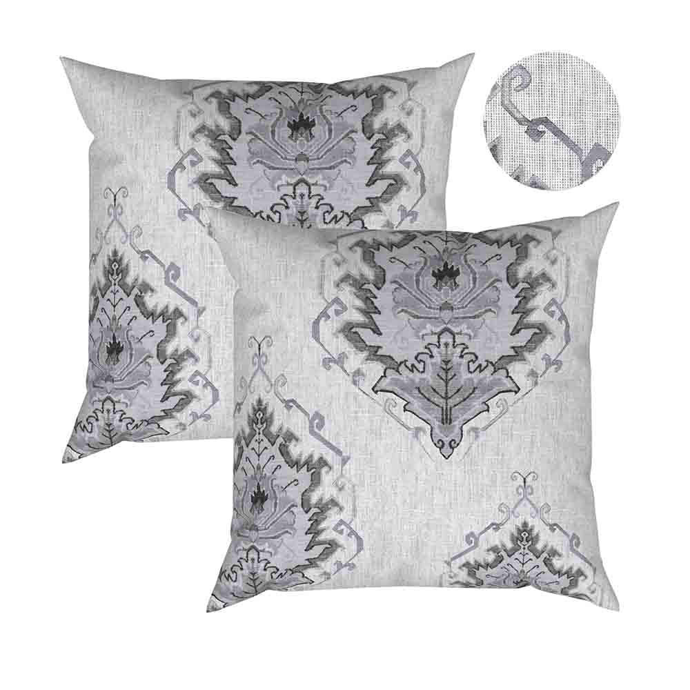 Decorator's Favorite Grey Drapery & Pillow Bundles - Zara Light Gray