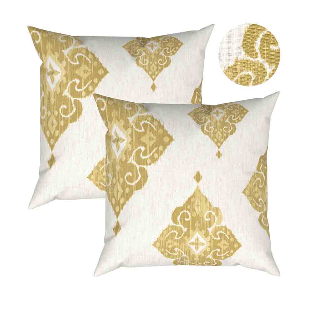 Decorator's Favorite Gold Drapery & Pillow Bundles - Shayla