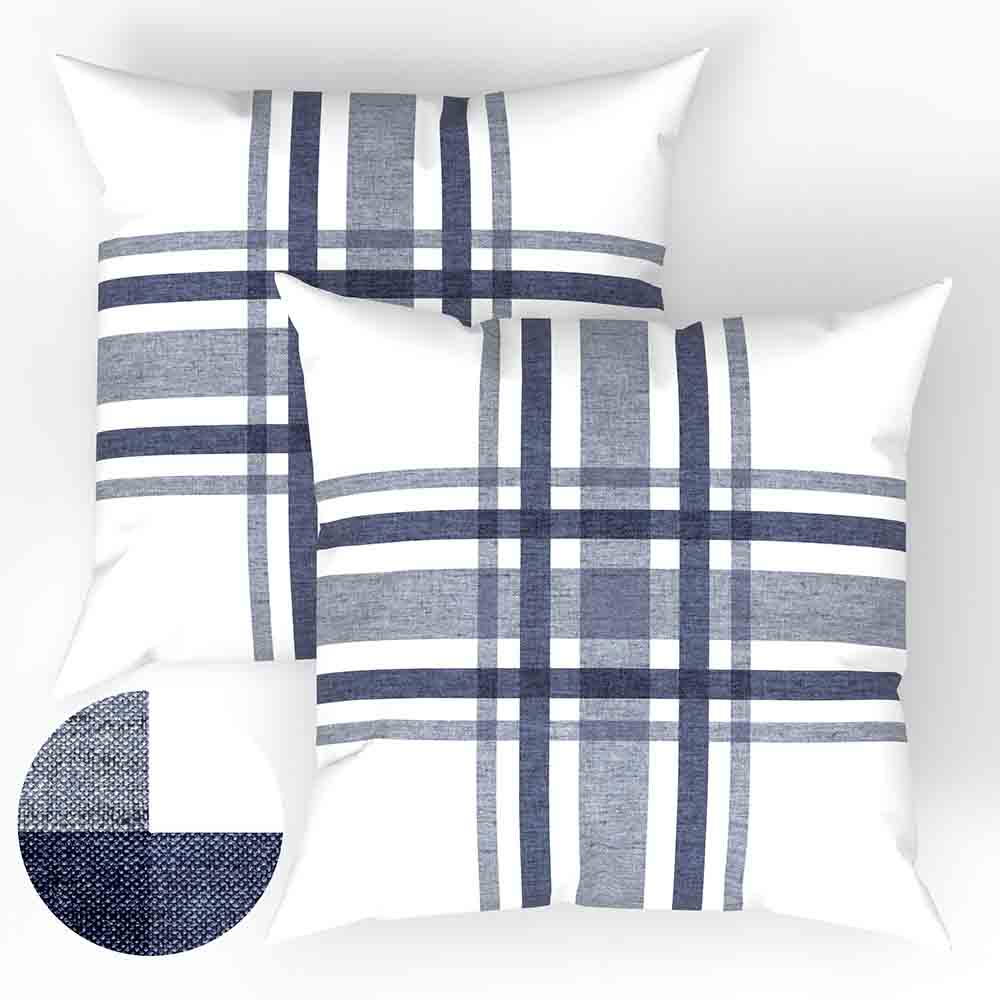 Decorator's Favorite Navy Drapery & Pillow Bundles - Zara