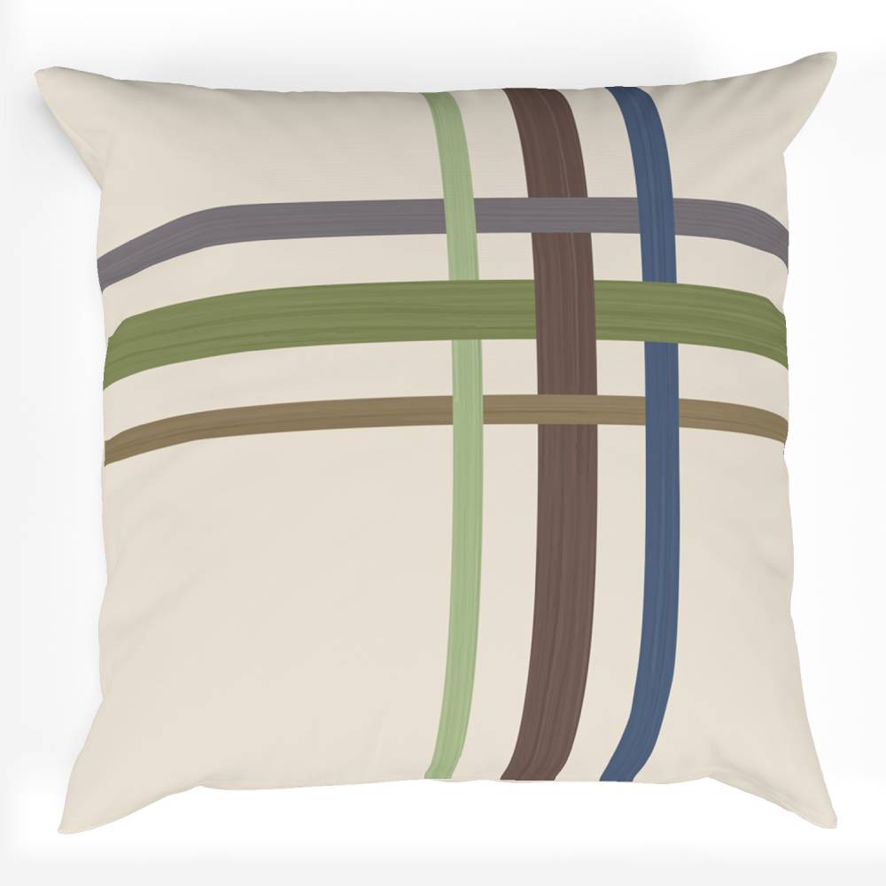 Blue Decor Recipe #2 With 2 Pillows, Textured Drapes, Art & Sofa Options - Ringtop