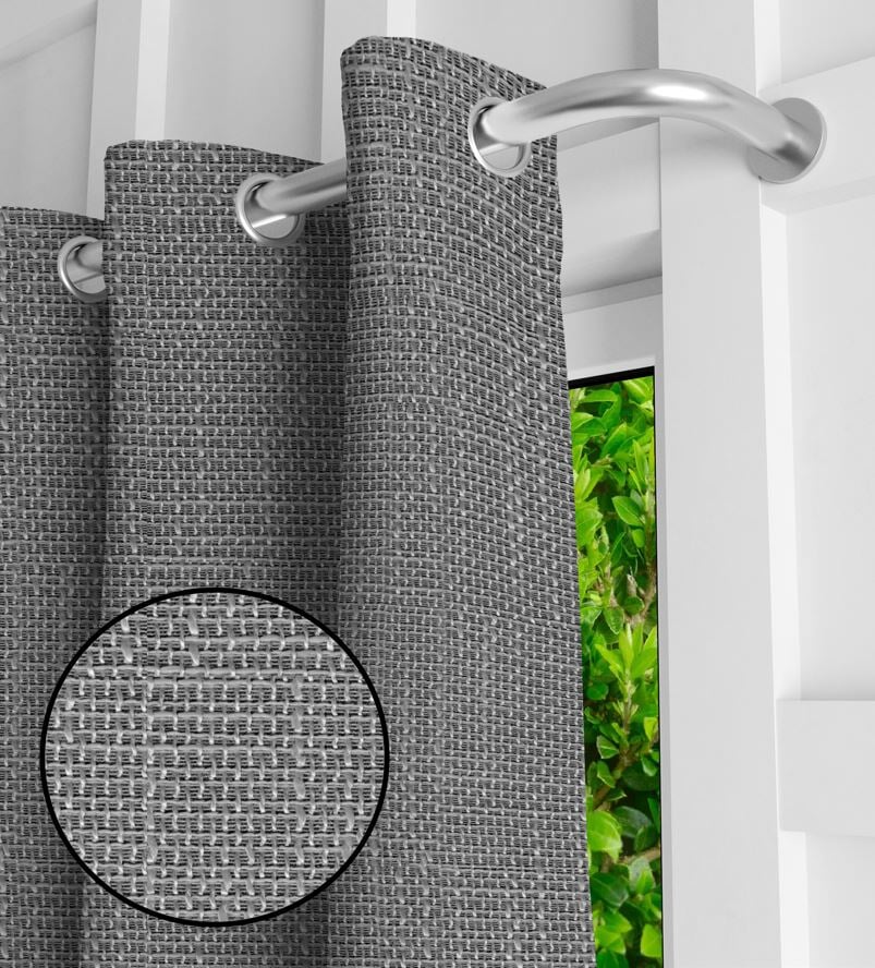 Pair of Laurel Blackout Drapery Panels and Free Wrap Rod