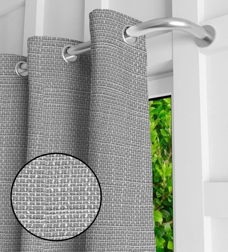 Pair of Laurel Blackout Drapery Panels and Free Wrap Rod