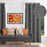 Shay - Charcoal Decor Recipe: Textured Drapes With 4 Pillows, Art & Sofa Options