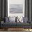 Shay - Charcoal Decor Recipe: Textured Drapes With 4 Pillows, Art & Sofa Options - Ringtop
