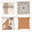 Shay Curtain - Orange & Grey Accents - Bohemian Decor Recipe: Textured Drapes With 4 Pillows, Art & Sofa Options