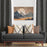 Shay - Traditional Landscape Decor Recipe: Textured Drapes With 4 Pillows, Art & Sofa Options