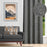 Shay - Charcoal Decor Recipe #2 With 2 Pillows, Textured Drapes, Art & Sofa Options - Ringtop