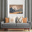 Shay - Traditional Landscape Decor Recipe: Textured Drapes With 4 Pillows, Art & Sofa Options