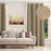 Shay Curtain - Brown & Tan Accents - Bohemian Decor Recipe: Textured Drapes With 4 Pillows, Art & Sofa Options