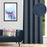 Shay Curtain - Blue Decor Recipe #2 With 2 Pillows, Textured Drapes, Art & Sofa Options - Ringtop