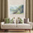Shay - Traditional Landscape Decor Recipe: Textured Drapes With 4 Pillows, Art & Sofa Options - Ringtop