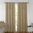 Bundle - Set of 2 Shay Drapery Panel & Set of 2 Pillow Covers - Light Brown