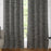 Charcoal Decor Recipe #2 With 2 Pillows, Textured Drapes, Art & Sofa Options - Ringtop