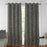 Bundle - Set of 2 Shay Drapery Panel & Set of 2 Pillow Covers - Dark Gray