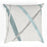 Shay Curtain - Aqua Accents - Grey Decor Recipe: Textured Drapes With 4 Pillows, Art & Sofa Options