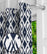 Pair of Isla Ikat Blackout Drapery Panels and Free Wrap Rod