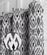 Pair of Isla Ikat Blackout Drapery Panels and Free Wrap Rod
