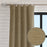 Bundle - Set of 2 Shay Drapery Panel & Set of 2 Pillow Covers - Light Brown