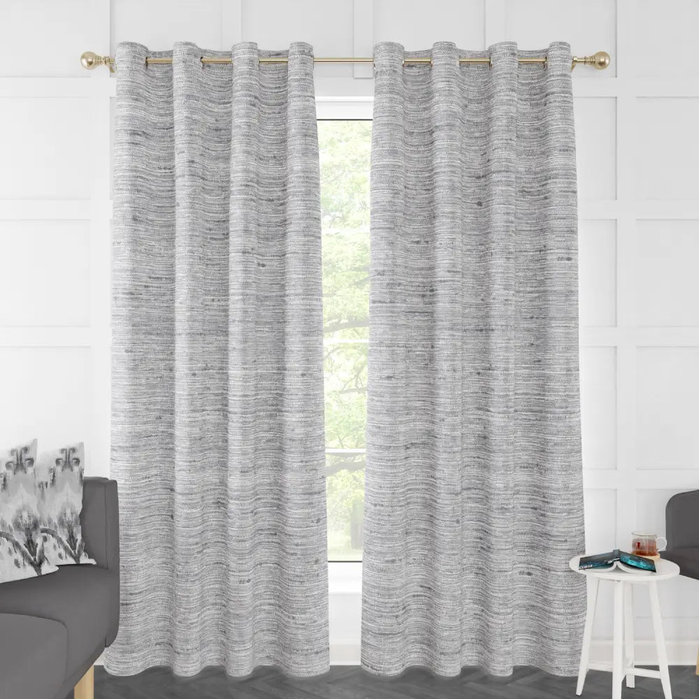 Dakota Semi Sheer Curtain Panel (Blackout Available)