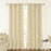 Decorator's Favorite Gold Drapery & Pillow Bundles - Tatum