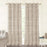 Shayla Faux Raw Silk Unlined Semi Sheer Curtain Panel (Blackout Available)
