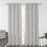 Landon Linen Burlap Unlined Curtain Panel (Blackout Available)