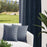 Bundle - Set of 2 Shay Drapery Panel & Set of 2 Pillow Covers - Blue Grey