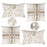 Ray & Iva Plaid Painterly & Watercolor Sunflower Pillow Cover Set
