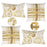 Ray & Iva Plaid Painterly & Watercolor Sunflower Pillow Cover Set