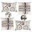 Ray & Iva Plaid Painterly & Watercolor Sunflower Pillow Cover Set