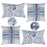 Ray & Iva Plaid Painterly & Watercolor Sunflower Pillow Cover Set