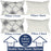 Ian & Ivy Moroccan Asymmetrical Pillow Cover Set