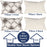 Ian & Ivy Moroccan Asymmetrical Pillow Cover Set