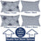 Ian & Ivy Moroccan Asymmetrical Pillow Cover Set