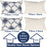 Ian & Ivy Moroccan Asymmetrical Pillow Cover Set