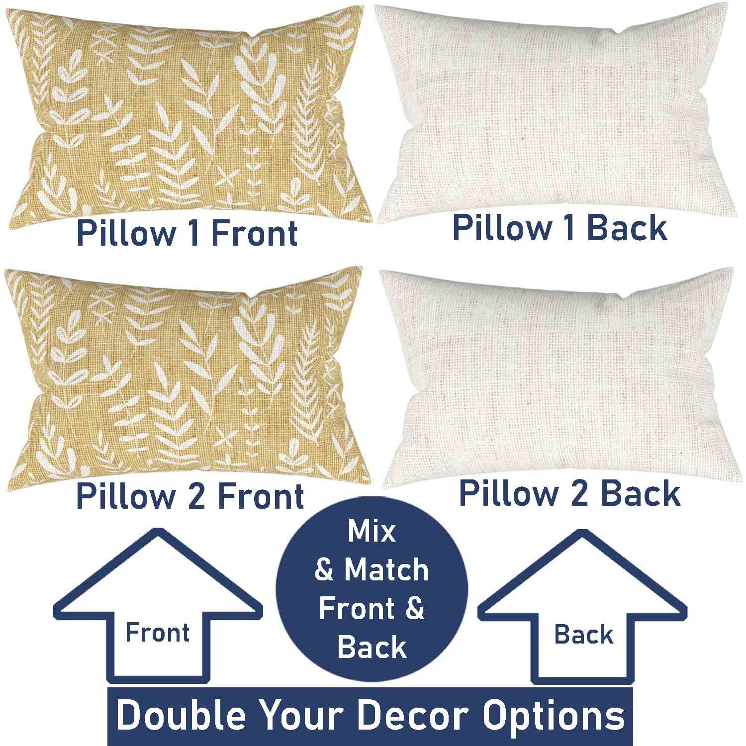 Kim & Ben Pillow Cover Set